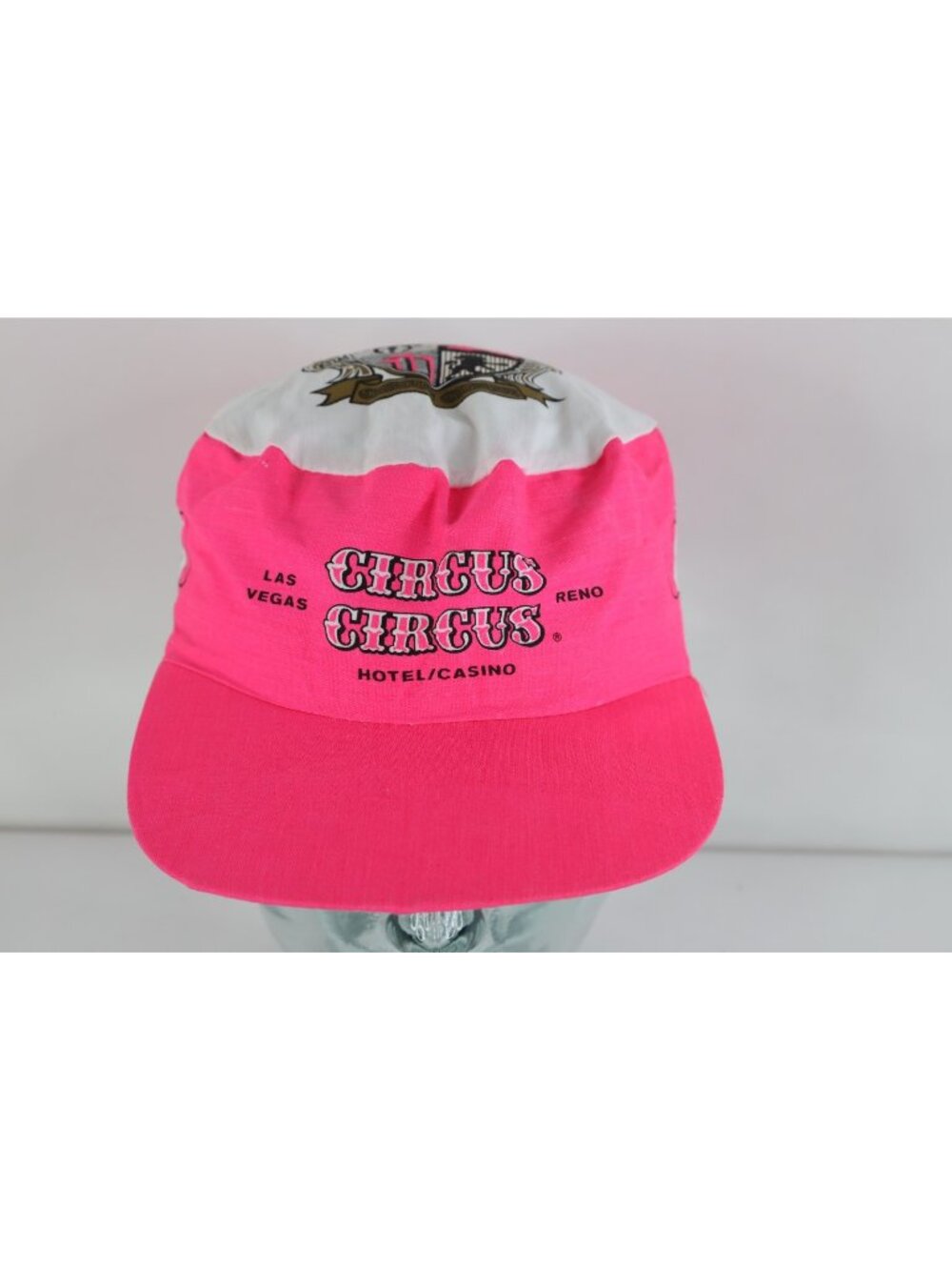 Deadstock Vtg 80s 90s Circus Circus Las Vegas Casino Painters Cap Hat Snapback